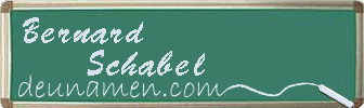 Bernard Schabel Visitenkarte